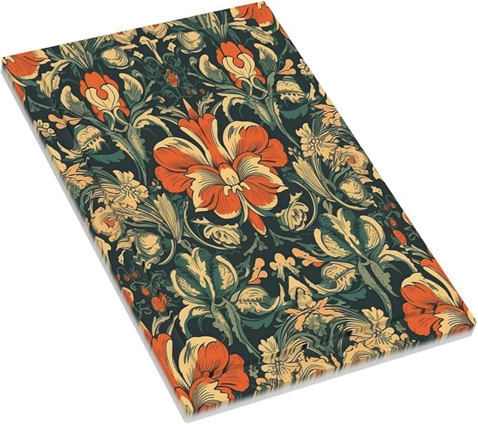Light Switch Cover Plate William Morris Abstract Floral Plant Pattern Orangeyellowgreen 1 Gang No Device Blank Electrical Wall Plates Faceplate Decorative Switch Plate for Bedroom