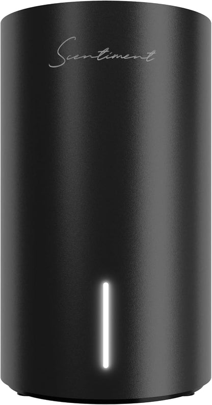 Scentiment Diffuser Mini V2 LE Smart – Limited Edition Portable Cold-Air Aroma Diffuser with Wi-Fi, Touch Controls & Long Battery Life (500 sq ft) - Black