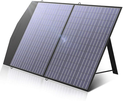 ALLPOWERS SP027 100W Foldable Solar Panel, 23% Efficient IP67 Waterproof for Power Station, Camping, RV & Home Use, Compact Portable Design（SP027-100W