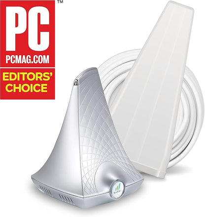 SureCall Flare 3.0 Cell Phone Signal Booster for Home & Office up to 3500 sq ft, Boosts 5G/4G LTE, Yagi Outdoor Antenna, Multi-User, Verizon AT&T Sprint T-Mobile, FCC Approved, USA Company