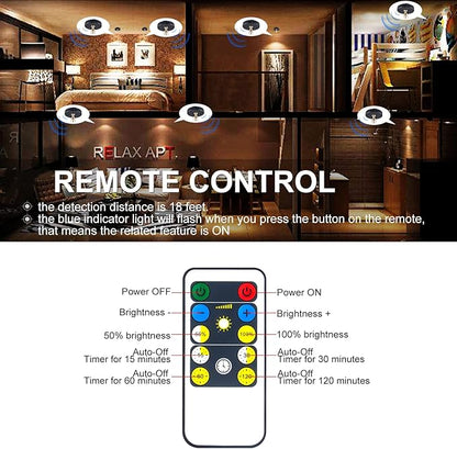 Wireless LED Spotlight, Battery Powered Picture Lights, Uplighting Indoor, Puck Lights with Remote, Stick Spot Light for Wall Art Display Dartboard Painting Artwork Accent Closet-Gold