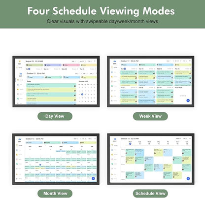 Digital Wall Calendar Chore-Chart-for-Business Planner - 27 inch Touchscreen Interactive Display Electronic Calendar for To Do List, Auto-Sync Calendars, Wall & Dask Mountable, Christmas Gifts for Mom