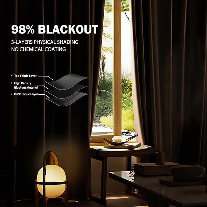 Room Divider Ceiling Mounted Curtains Track Sets Extra Wide Blackout Curtain Flexible Tracks for Bedroom Privacy Partition Separator, 1Panel Grey Drape and White Rail, W10 x H10ft