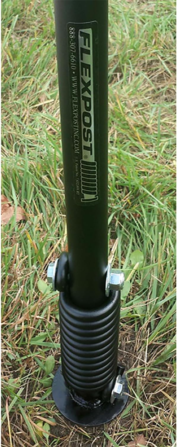 SmartSign 4 feet FlexPost Signpost for Natural Ground - Heavy-Duty Spring Flexible Sign Post, Made in USA