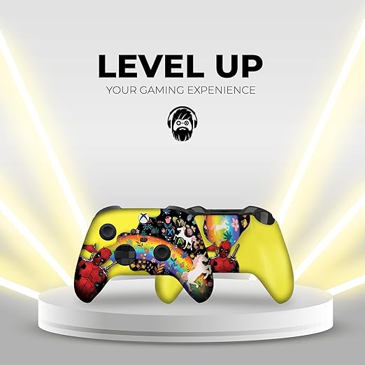 DreamController Deaddpool & Unicorn Custom X-box Controller Wireless compatible with X-box One/Series X/S Proudly Customized in USA with Permanent HYDRO-DIP Printing (NOT JUST A SKIN)