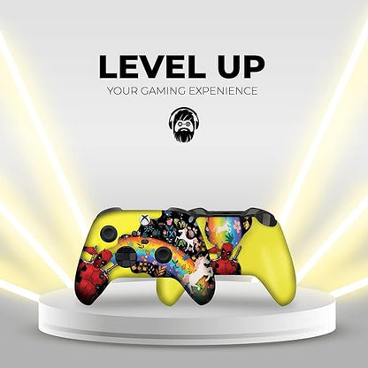 DreamController Deaddpool & Unicorn Custom X-box Controller Wireless compatible with X-box One/Series X/S Proudly Customized in USA with Permanent HYDRO-DIP Printing (NOT JUST A SKIN)