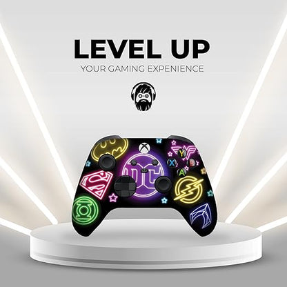 DreamController DC Comiic NEON Custom X-box Controller Wireless compatible with X-box One/Series X/S Proudly Customized in USA I Permanent HYDRODIP Print(NOT JUST A SKIN)(MODDED)
