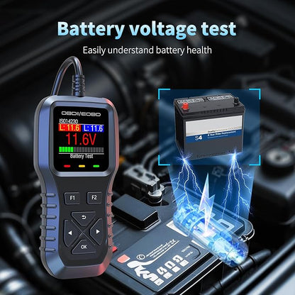 K1 obd2 Scanner,obd2 Scanner Diagnostic Tool,Car Code Reader for Check Engine Light, Real-Live Data, Freeze Frame with Colour Screen, Multilingual Plug & Play for All OBDII & EOBD Vehicles