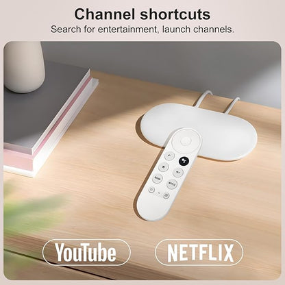 Voice Replacement for Google-Chromecast-Remote, G9N9N for Chromecast with Google TV Remote, for Google TV Streamer (Only for Snow Chromecast Google)