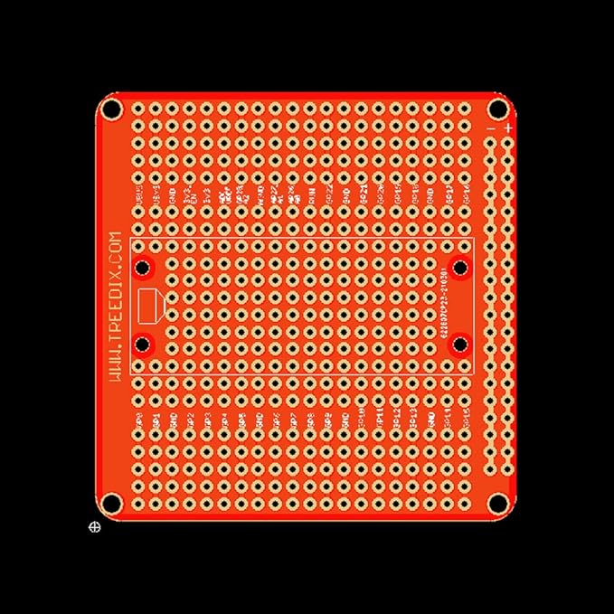 Treeidx 3pcs Expansion Board Breadboard Gold Plated Finish Proto Board PCB Compatible with Raspberry PI PICO