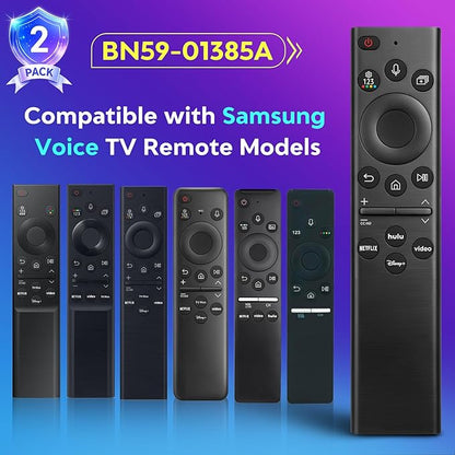 Replacement-Voice-for-Samsung-Smart-TV-Remote-Control-Universal BN59-01385A Compatible with Samsung Frame Curved QLED Crystal UHD TVs