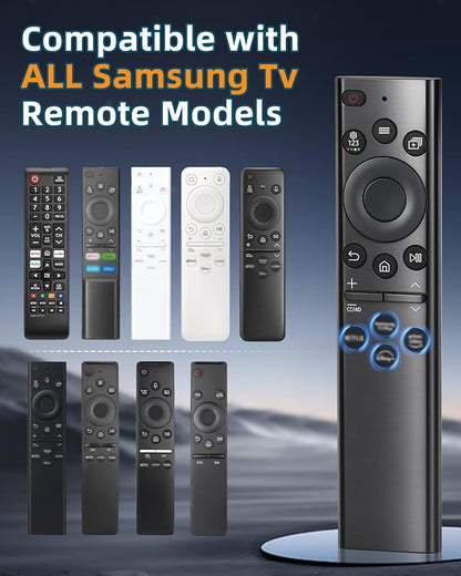 Replacement Remote Control for Samsung Smart TVs – Ready to Use, Universal Remote Compatible with Samsung Frame Curved QLED Crystal UHD TVs