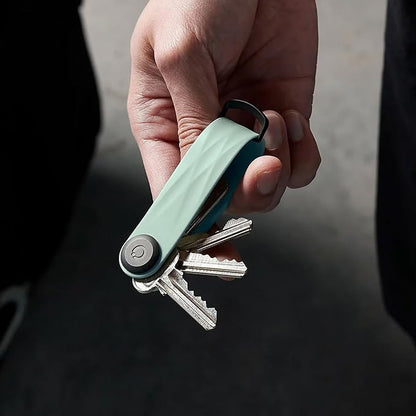 Orbitkey New Active Key Organizer Lite w/updated D-Ring | Weather Resistant, Stainless Steel Locking Mechanism