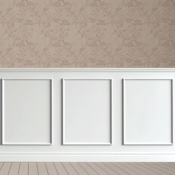 3-Frame 16" x 20" Premade Accent Wall Molding Kit, Ready-to-Assemble Wainscoting Panels, Pre-Cut Chair Rail Moulding Trim Picture Frame for Home Décor