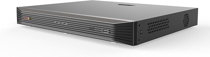 Revo Ultra Blue Series 16CH 4K POE H.265 NVR, 4TB & 8X 2K (4 Megapixel) Indoor/Outdoor IR Cameras with Built-in Mic – Remote Access Via Pc, Mac & Phone (No Monthly Fee)