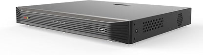 Revo Ultra Blue Series 16CH 4K POE H.265 NVR, 4TB & 8X 2K (4 Megapixel) Indoor/Outdoor IR Cameras with Built-in Mic – Remote Access Via Pc, Mac & Phone (No Monthly Fee)