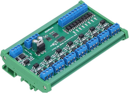 MOSFET Control Module 8 Channel Input Output RS485 Din Rail Mount Smart Home Automation Electronic Component for CCTV Camera System Motor Control