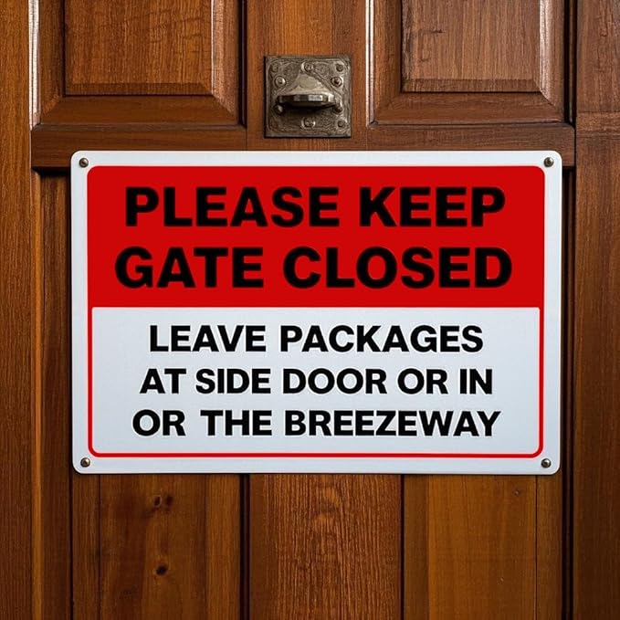 Custom Metal Sign Outdoor, Personalized Signs for Office, Business, or Home, Fade-Resistant Rust-Free Aluminum, 10x7 Inches