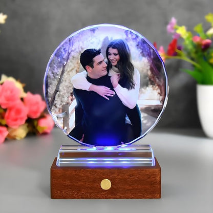 Personalized crystal photo frame, custom photo home decoration frame, birthday, Christmas, wedding anniversary, wedding gift for girlfriend, boyfriend, husband, wife, friends, father, mother