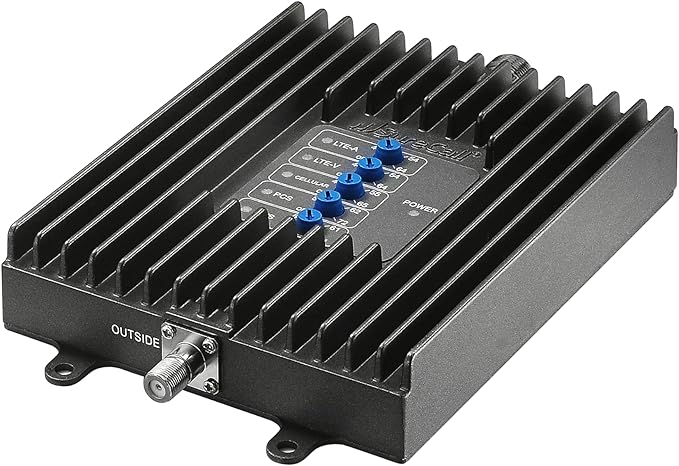 SureCall Fusion4Home Cell Phone Signal Booster up to 3000 sq ft, Boosts 5G/4G LTE, Yagi Outdoor Antenna, Home & Office Multi-User All Carrier, Verizon AT&T Sprint T-Mobile, FCC Approved, USA Company