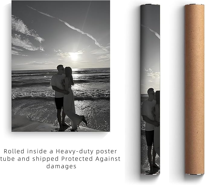YXIMOX Custom 24" x36" Art Print on Premium Canvas, Personalized with Your Image or Design, Large Wall Decor for Living Room, Office, Bedroom, Custom Canvas Artwork(24"x36",Unframe)