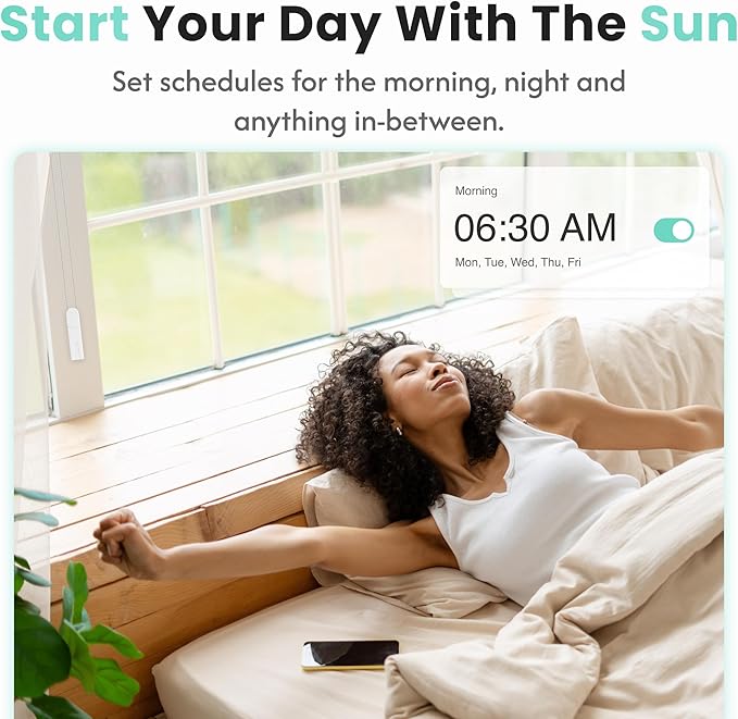 Aura Roller Smart Shade Driver, Remote Control & WiFi Dongle | Automate Existing Blinds | Beaded Window Shade Compatible | Rechargeable Long-Life Battery | Set Up Schedules | Hands Free Voice Control