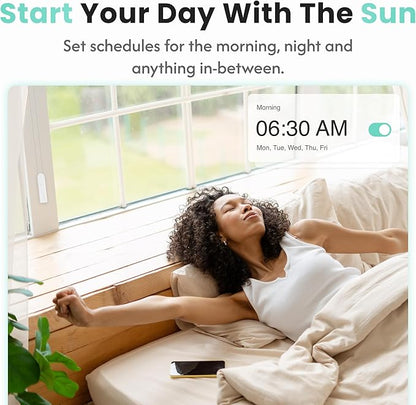 Aura Roller Smart Shade Driver, Remote Control & WiFi Dongle | Automate Existing Blinds | Beaded Window Shade Compatible | Rechargeable Long-Life Battery | Set Up Schedules | Hands Free Voice Control
