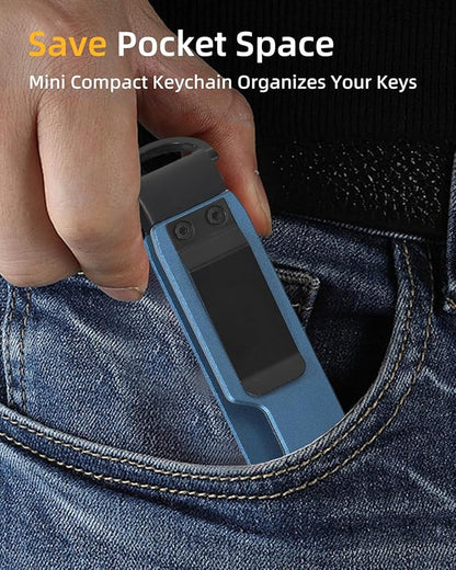 Keychain Key Holder Keychain Tile For Men/Women Key Finder Ring/Organizer for Car Keys Keyring Accessories 2-5 Keys