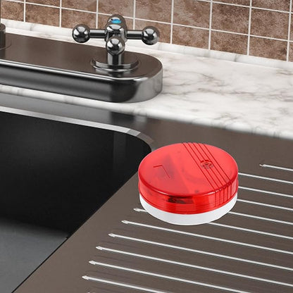 Veemoon Smart Water Leak Detector Alarm with LED Light Waterproof Flood Detection Sensor for Home Basement Bathroom Kitchen Laundry Room