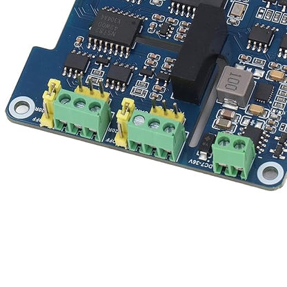 Generic CAN Bus Expansion Board, Dual Chip Stackable 2-Channel CAN Interface Communication 2 Channel Isolated Expansion Module Board for Pi WH 2B 3B 3B+