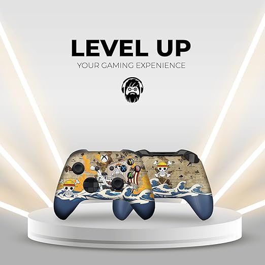 One Peice Custom X-box Controller Wireless compatible with X-box One/X-box Series X/S by DreamController | Proudly Customized in USA with Permanent HYDRO-DIP Printing(NOT JUST A SKIN) (MODDED)
