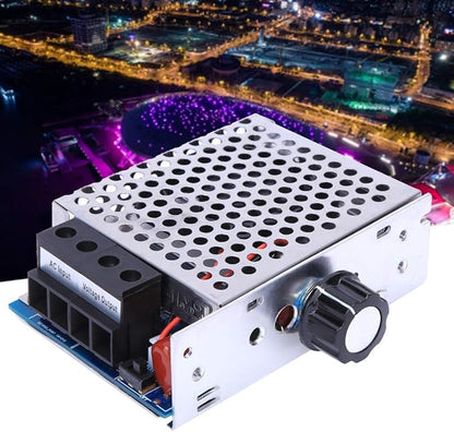 SCR Voltage Regulator 10000W High Power Motor Speed Controller Dimmer Thermostat Governing AC Adjustable Electronic Thyristor Module for Industrial Equipment