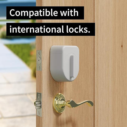 Sesame 5 US, Smart Lock, Bluetooth Electronic Deadbolt, Auto-Lock, Keyless Entry Door Lock for Front Door, Fits Your Existing Deadbolt, for Airbnbs Vacation Rentals (Black)