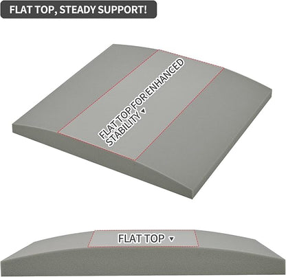 HAVARGO Couch Cushion Support High Density Foam 24X24X2.4 Inches Sofa Couch Supports for Sagging Cushions Light Grey 1Pc with Anti Slip Mesh Fabric