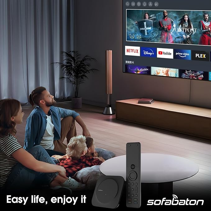 SofaBaton X1S Universal Remote Control with Hub & App, All-in-One Universal Remote for Smart TVs, DVD, Blu-Ray, STB, Projector & More, Custom Activities, Compatible with Alexa/Google Assistant