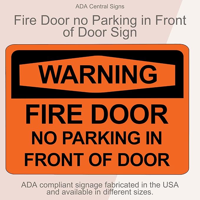 Notice Keep Door Closed Unless Loading or Unloading Sign - ADA Compliant Digitally Printed Text Wall Signs – Loading Docks Delivery Zone Safety Security Sign - Vinyl – 7” x 10”
