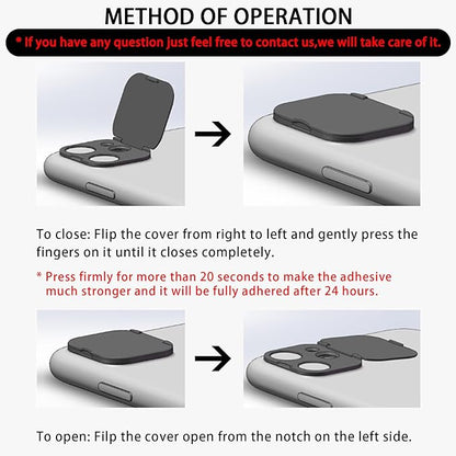 Privacy Cover Compatible for iPhone13 /iPhone 13 Mini with iPhone 13 Front Camera Cover,Protect Privacy and Security But Not Affect Facial Recognitionty But Not Affect Facial Recognition（2Pack）