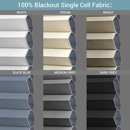 SmartWings Cellular Fabric Samples, Blackout & Light Filtering Fabric, Used in Nowa Cellular Shades, Multi-Color