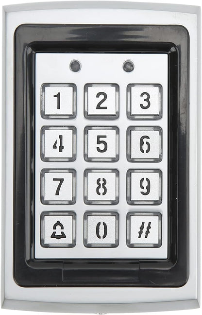 Door Access Control Machine Keyless Entry Pad Metal Shell , Smart RFID Reader Wired Garage Door Keypad Access Control System - Impact , Large Capacity, Ideal