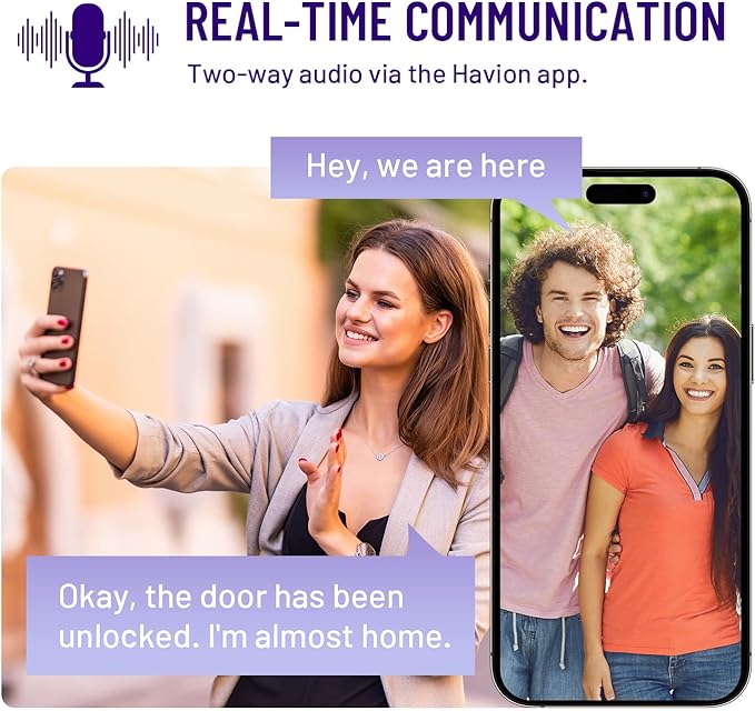 Havion D2 Wired Video Doorbell Camera - by NIU Inno., Incl. Chime, Dual Cameras, 5MP 3K QHD, 2'' Screen, 32GB eMMC, AI Motion Detection Real-time Alerts, 2-Way Audio, Battery & Wired Power Optional