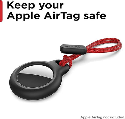 KeySmart AirTag Keychain Key Holder, Compatible with Apple AirTag Holder, Key Organizer Keychains