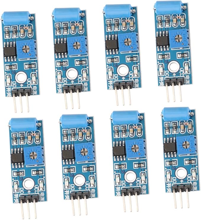 TEHAUX 10pcs Normally Closed Type Sensor Module for Alarm Systems Detection Compatible Microcontrollers for Theft Alarms Earthquake Alerts and Vehicles