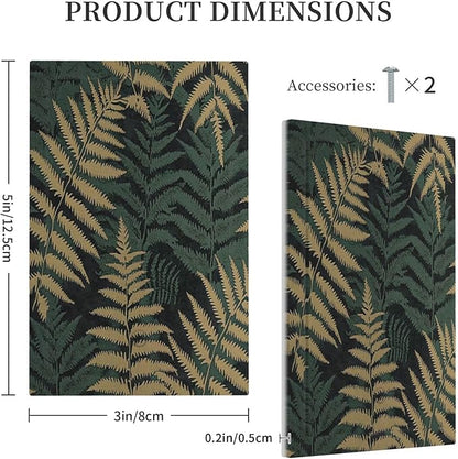 Light Switch Cover Plate Botanical Fern Green Leaf Forest 1 Gang No Device Blank Electrical Wall Plates Faceplate Decorative Switch Plate For Bed Room Home Decor