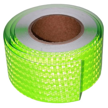 Reflective Tape Green 3 inch, Outdoor Waterproof High Visibility Warning Industrial Marking Tape, Safety Stickers (68 feet)