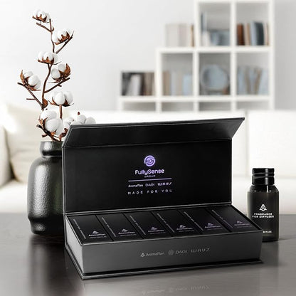 AromaPlan Home Luxury Scents, Hotel Premium Collection Set- 5 Star Hotel Collection- Natural, Non-Toxic Cold Air Diffuser Oil - Gift Ready, Diffuser Oils Scent (6 Pack/ 0.85 fl.oz (25 ml)