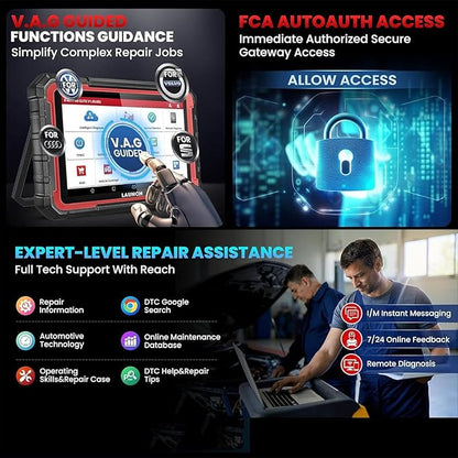 LAUNCH X431 PRO Elite OBD2 Scanner, 2025 All-in-One New Bidirectional Scan Tool with CANFD DOIP, ECU Diagnostics,38+ Resets, Full System,FCA Autoauth,VAG Guide, 2 Years Update Included