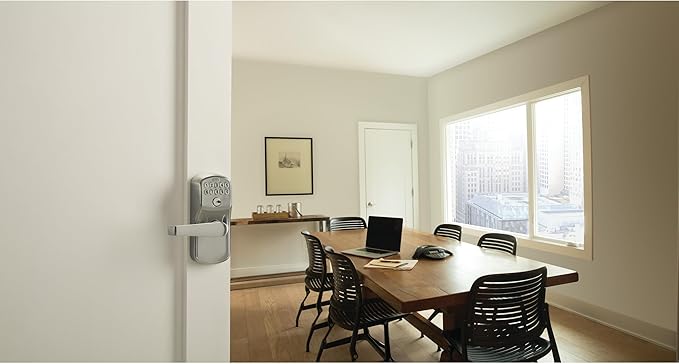 SCHLAGE Brushed Chrome FE595CS V PLY 626 ELA Plymouth Light Commercial Electronic Keypad Lock with Elan Lever(Satin Chrome) (Pack of 2)