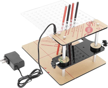 Main Test Board Assembly,Connection Line,BDM Frame Test Board with 4pcs Probe Pin Support for 22pcs BDM Adapter US Plug 110‑240V