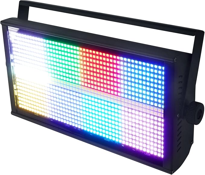 Rockville Stage Panel 864 LED RGB Pro Stage Wash Light + Strobe + Matrix Combo