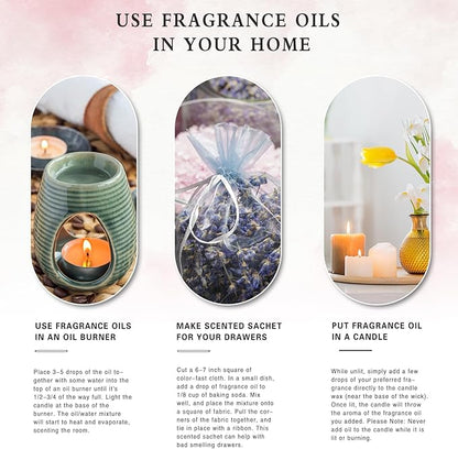 PHATOIL 3.38FL.OZ Fig Fragrance Oils for Aromatherapy, Essential Oils for Diffusers for Home, Perfect for Diffuser, Yoga, Skin Care, DIY Candle and Soap Making - 100ml